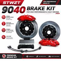 Kit complet d'étriers de frein à 6 pistons 9040, disque de 355 mm, roues de 18 pouces pour Toyota Supra Mk4 A80 JZA80 2JZ-GTE Twin Turbo 1993-2002