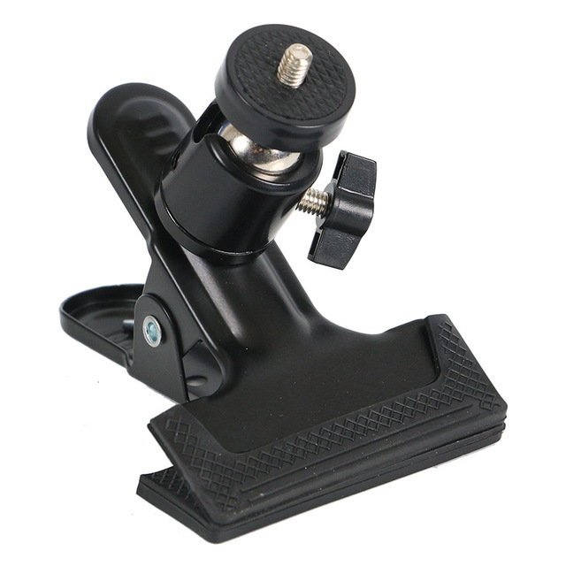 E-reise Heavy Duty Tripod Camera Mount Clip Clamp with 360 Degree Swivel Mini Ball Head PHOTO STUDIO CLIP