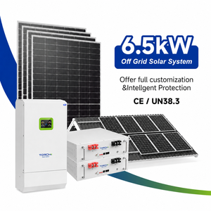 Sistema Solar Independiente de 6kW, 6.5kW, 7kW, Kit Completo de Energía Fuera de la Red para Uso Doméstico, Sistema de Almacenamiento de Baterías Solares - Product Image 1