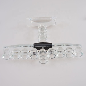 Ménorah Hanouka Lampe <span class=keywords><strong>Bougeoir</strong></span> <span class=keywords><strong>Cristal</strong></span> MH-1840 - Product Image 3
