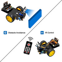 Lafvin Mini micro bit board remote control transform robot mobil 4WD Smartrobotics kitsrobotics kits Microbit Smart Robot Car