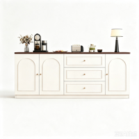 Nouveau buffet de style français, armoire de rangement intégrée pour café et vin, pour cuisine et salon