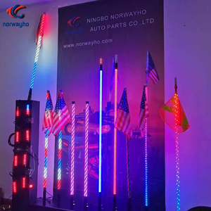 High Bright 2-6ft Chasing Color Led Light <strong>Whip</strong> Quick Release <strong>Lighted</strong> Led <strong>Whip</strong> for ATV/<strong>UTV</strong>/off-road - Product Image 1