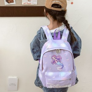 Cartone animato carino bella principessa <span class=keywords><strong>Elsa</strong></span> zaini impermeabili borse da scuola ad alta capacità alla moda in Nylon borsa per le spalle per bambini personalizzati - Product Image 3