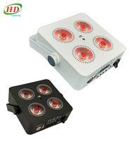 Mini projecteur LED sans fil de haute qualité 4x18W RGBWAUV 6-en-1 avec batterie et Wi-Fi pour scène