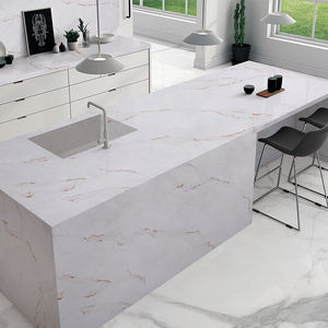 Plans de travail de cuisine modernes en quartz Goldtop 5054 Sandro, épaisseur et dimensions personnalisables, imperméables et ignifuges, origine Chine - Product Image 6