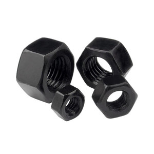 Lớp 8.8 cường độ cao <span class=keywords><strong>Hex</strong></span> <span class=keywords><strong>Nut</strong></span> carbon thép đen mở rộng dày vít nắp tiêu chuẩn quốc gia cường độ cao Hạt - Product Image 3