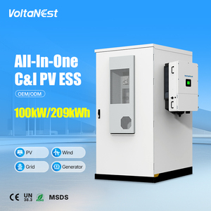 ระบบแบตเตอรี่ลิเธียมไอออน VoltaNest 209kWh 200kWh 100kW HV สำหรับเก็บพลังงานแสงอาทิตย์ แบบ All-in-One สำหรับอุตสาหกรรม - Product Image 1