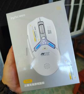 เมาส์เกมมิ่งไร้สาย INPHIC IN9 RGB Lighting Bluetooth แบบออปติคอล ชาร์จไฟได้ 10000DPI 6 ปุ่ม แบบสามโหมด เชื่อมต่อผ่านสาย Type <span class=keywords><strong>C</strong></span> - Product Image 2