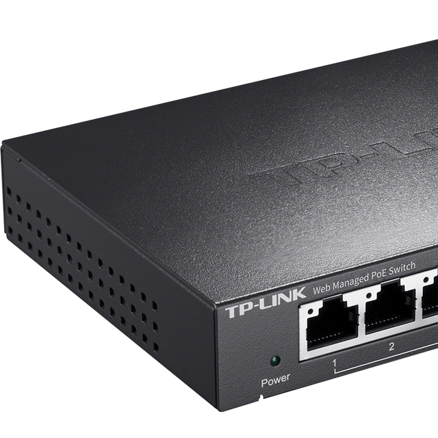 TP-Link TL-SG2008MP Gigabit Smart Managed Switch 8-Port PoE+ Omada SDN Integrated 62W Budget for IP Camera Surveillance