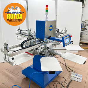Máquina Automática de Serigrafía, Tamaño de Paleta 250x300mm, Máquina de Impresión de Marcas con 8 Estaciones para Taller - Product Image 2
