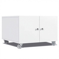 Meuble de rangement mobile sur pied en métal minimaliste pour imprimante, avec roulettes, pour photocopieur et base basse pour imprimantes A3
