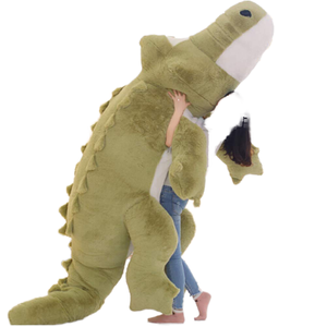 Peluche géante de crocodile super douce, coussin en peluche d'alligator moelleux de grande taille, jouet en peluche confortable de grande taille - Product Image 1