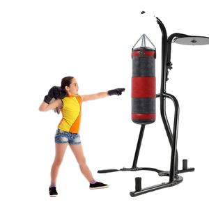Support de sac de frappe lourd en acier pour équipement d'entraînement de capacité de 100 livres pour Kickboxing Boxing 3 Plate Pegs Sports Entertainment - Product Image 1