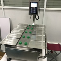 2,5L Grote Hopper 14-kops Combinatie Multihead Weegschaal Touchscreen Meertalige voor Vers Fruit Vlees Dadels Verpakkingsapparatuur