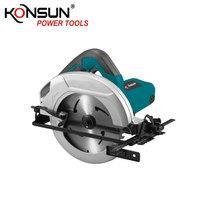 Scie circulaire KONSUN 1300W, outils électriques, 185 mm, scie à découper, scie à bois