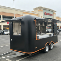 Chariot de restauration mobile personnalisé pour pizzas, glaces, burgers, snacks, hot-dogs et autres plats de restauration rapide