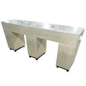 Mesa de <span class=keywords><strong>manicura</strong></span> para 3 personas, escritorio de <span class=keywords><strong>manicura</strong></span> de estilo francés clásico, blanco, 5 años de garantía, <span class=keywords><strong>2022</strong></span> - Product Image 4