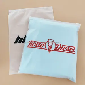 カスタム小型PVC衣類プラスチックジッパーバッグ再利用可能なフロストジュエリー包装ジップロックバッグ