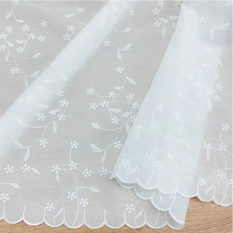 Customized French Lace Fabric White Chantilly Lace for Bridal Wedding Dress Laces Fabrics for Women