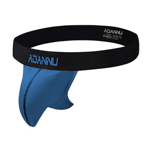 OEM Hommes Sexy Sous-Vêtements Fabricant Transfert <span class=keywords><strong>Thermique</strong></span> 3D Renflement Poche Coton Spandex Respirant Bretelles Doux Tongs - Product Image 5