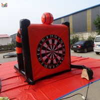 Permainan Lempar Target Olahraga Tiup 4 in 1 Bola Basket Sepak Bola untuk Anak-anak dan Dewasa untuk Taman Bermain Dalam Ruangan