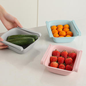 Ripiano in plastica per riporre la dispensa Organizer <span class=keywords><strong>frigorifero</strong></span> per ripiani e armadietti porta-alimenti - Product Image 5