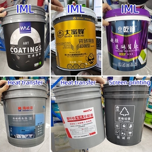 80 MIL Logo Impresso Preço Barato 20 Litros 5 Galões US Estilo Vazio Balde De Plástico Sem Tampa - Product Image 6