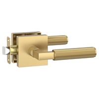 Poignée de porte extérieure robuste en alliage de zinc avec serrure, pour chambre, salle de bain, cuisine, ambidextre, installation facile