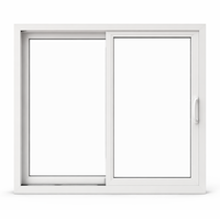 Hurrikan-Sichere Aufprallschutzfenster Energiesparendes Low-E-Glas Thermisch Getrenntes Dreh-Kipp-Aluminiumfenster und -Türen für Häuser