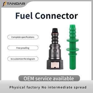 Adaptateur de tuyau de carburant en plastique de haute qualité connecteur mâle universel adaptateur de tuyau de carburant 9.89mm 180 degrés connecteur rapide de <span class=keywords><strong>ligne</strong></span> de carburant - Product Image 6