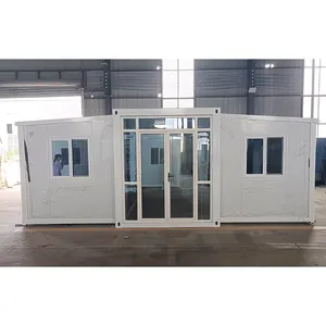 Chinese Factory Luxury Villa Prefabricated Modern Extendable Container House Prefab Expandable Home 3 In 1 Folding House