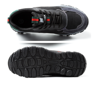 DFS0305 Zapatos de Seguridad Transpirables de Gamuza Negra y Gris, Zapatos de Protección y de Moda 2 en 1 - Product Image 6