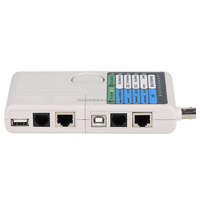 Testeur de Câbles Réseau LAN Multimédia 4 en 1 avec Fonctions Multiples et Unité Distante (RJ11, RJ45, USB, BNC)