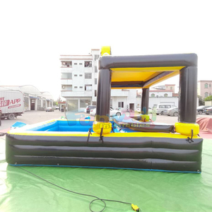 Piscina inflable gigante comercial para exteriores, con barra, para adultos. - Product Image 5
