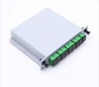 Divisor de Fibra Óptica PLC Tipo Enchufable 1x8 LGX SC APC SC UPC para Redes WiFi IP 4G 3G TCP, Uso Exterior, 1310nm 1550nm