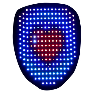 2023 DIY LED máscara fiesta RGB pantalla estática dinámica máscara LED recargable para Halloween Navidad - Product Image 5