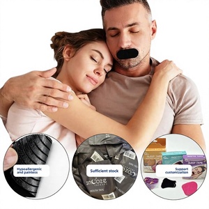Bandes buccales en stock pour enfants et adultes - Empêchent la respiration buccale et le ronflement - Tissu non tissé en coton - Pack de 30 comprimés - Product Image 3