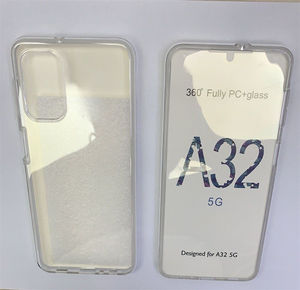 Coque de téléphone en TPU cristal Transparent pour Samsung Galaxy A13 4G A04S A72 5G A52 A42 <span class=keywords><strong>A32</strong></span> A02S <span class=keywords><strong>2</strong></span> en 1 360 Double face couverture complète - Product Image 4