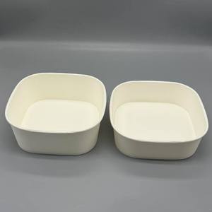 Tazón de Papel Kraft Desechable y Resistente con Revestimiento de Plástico para Ensaladas, Comida, Sopa y Fruta - Product Image 4