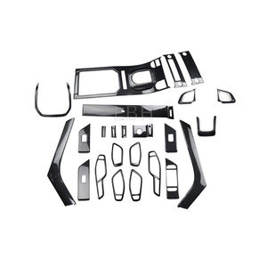 Fit pour Land Rover Range Rover <span class=keywords><strong>Evoque</strong></span> 2012-2018 L538 gouvernail droit conduite voiture intérieur Kit changement de vitesse Console couverture garniture autocollant - Product Image 2