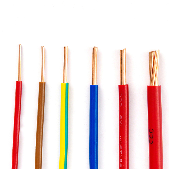 Good Quality Fire Resistant Cable 1.5/2.5/4/6 Sqmm H07V-U H07V-R Copper Cable Flame Retardant Electric Wire