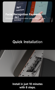 Écran tactile SUNMI Flex 3 pour hôpital, lecteur NFC mural, synchronisation des données en temps réel, écran interactif - Product Image 6