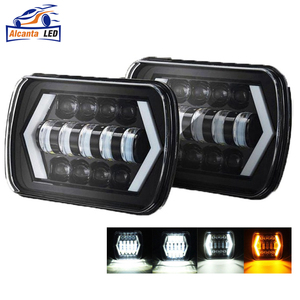 Luz de faro LED 7X6 "5x7" pulgadas camión 12 24V 55W Hi-low Beam DRL para Toyota Tacoma Wrangler <span class=keywords><strong>Chevrolet</strong></span> Jeep Cherokee XJ IP67 - Product Image 1