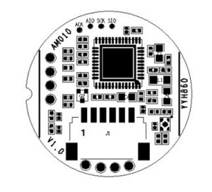 AM160-YYH360 라운드 게이트 인식 스마트 지문 잠금 자물쇠 모듈 - Product Image 4