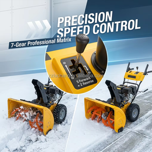 Souffleuse à neige motorisée commerciale chinoise, 6,5 CV, à essence, avec charrue large, certifiée CE, pour déneigement de véhicules, automatique, autonome, économique et de qualité supérieure - Product Image 4