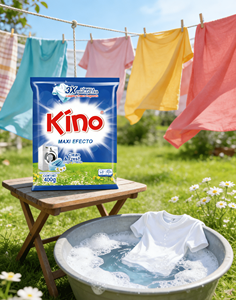 Détergent à <span class=keywords><strong>lessive</strong></span> en <span class=keywords><strong>poudre</strong></span> biologique Kino 400g en emballage en vrac pour vêtements - Product Image 1