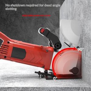 Machine à rainurer murale portative avec pompe à eau, sans poussière, largeur et profondeur réglables, pour béton et briques rouges, outil de coupe performant - Product Image 3