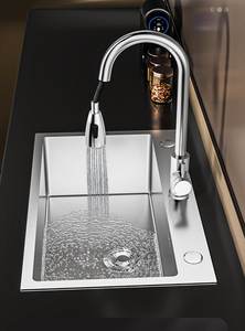 Fregadero de Cocina de Acero Inoxidable Premium, de un Solo Tazón Grande, Engrosado, para Instalar Bajo Encimera, para Uso Doméstico - Product Image 3