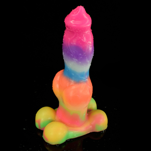 Consolador luminoso con ventosa para hombre y mujer, YOCY-284 multicolor AW13, <span class=keywords><strong>Pastor</strong></span> Alemán, pene vaginal, venta al por mayor - Product Image 4